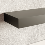 Classic Black Floating Shelf | 3 Inch Thick