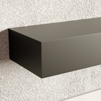 Classic Black Floating Shelf | 5 Inch Thick