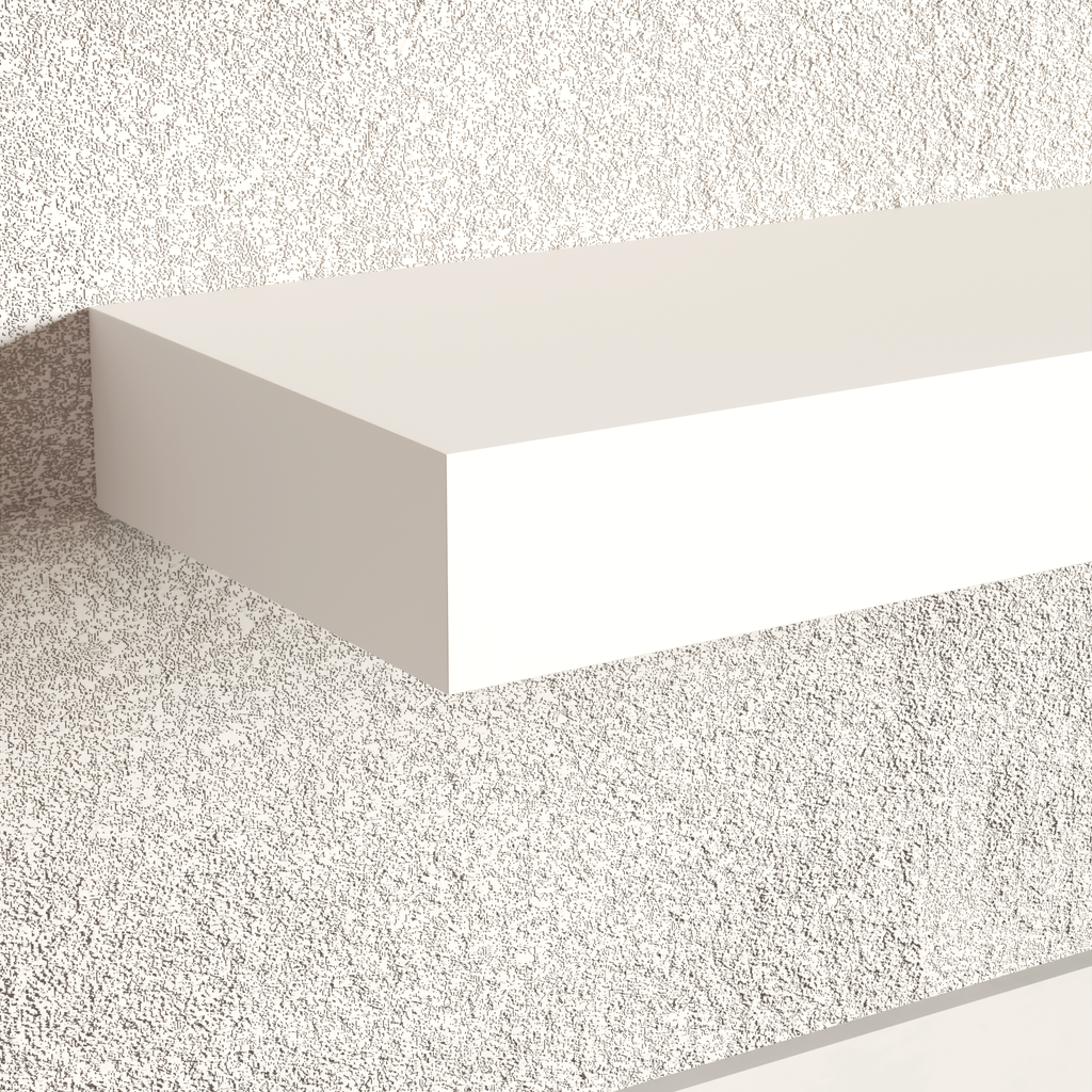 Classic White Floating Shelf