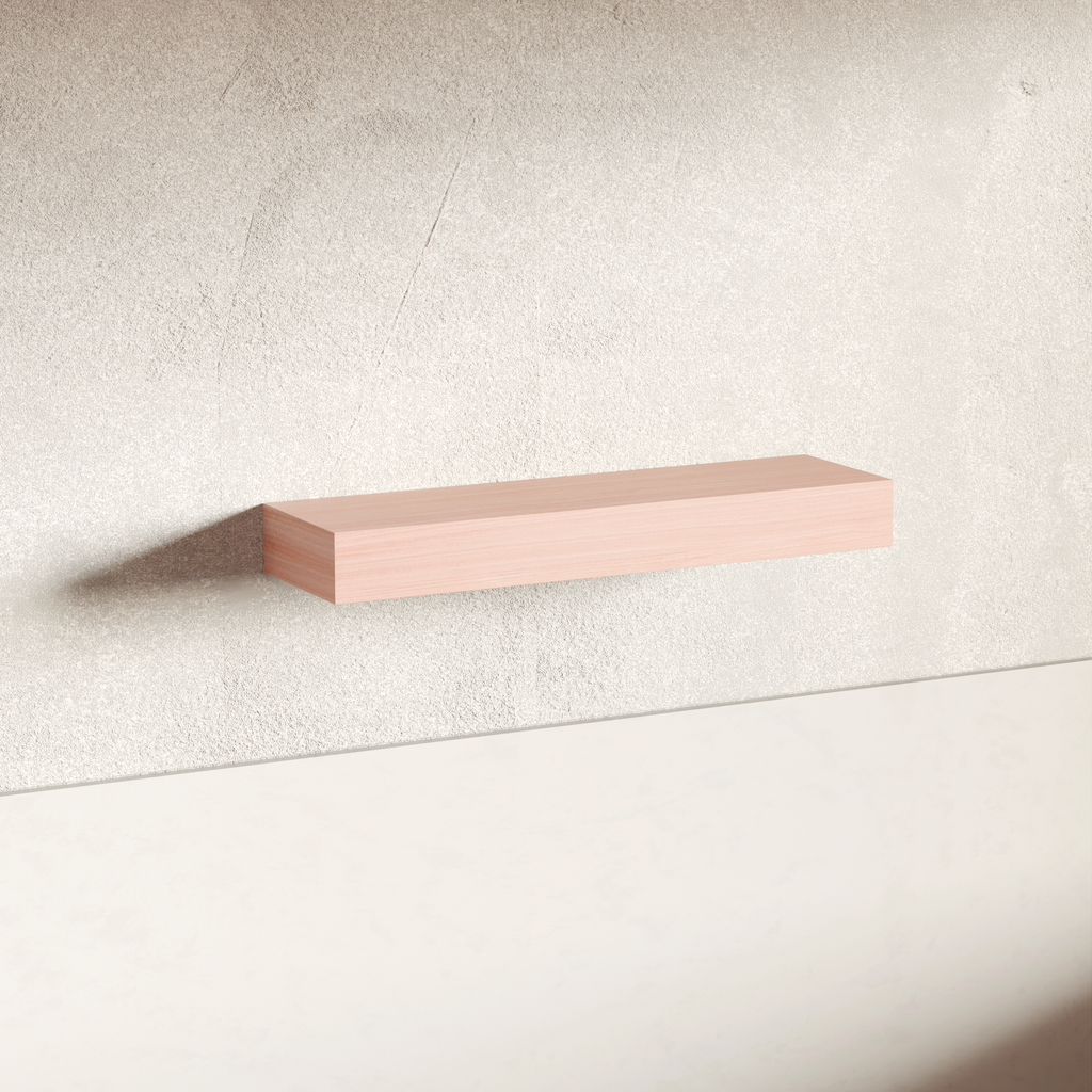 Country Maple Floating Shelf | 4 Inch Thick