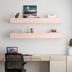 Country Maple Floating Shelf | 6 Inch Thick