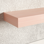 Country Maple Floating Shelf | 3 Inch Thick