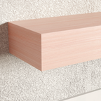 Country Maple Floating Shelf | 5 Inch Thick