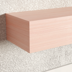 Country Maple Floating Shelf | 6 Inch Thick