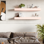 Country Maple Floating Shelf | 4 Inch Thick