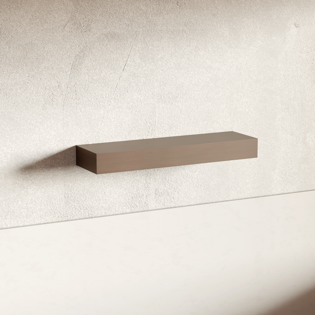 Island Teak Floating Shelf | 4 Inch Thick