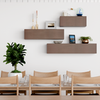 Island Teak Floating Shelf | 6 Inch Thick