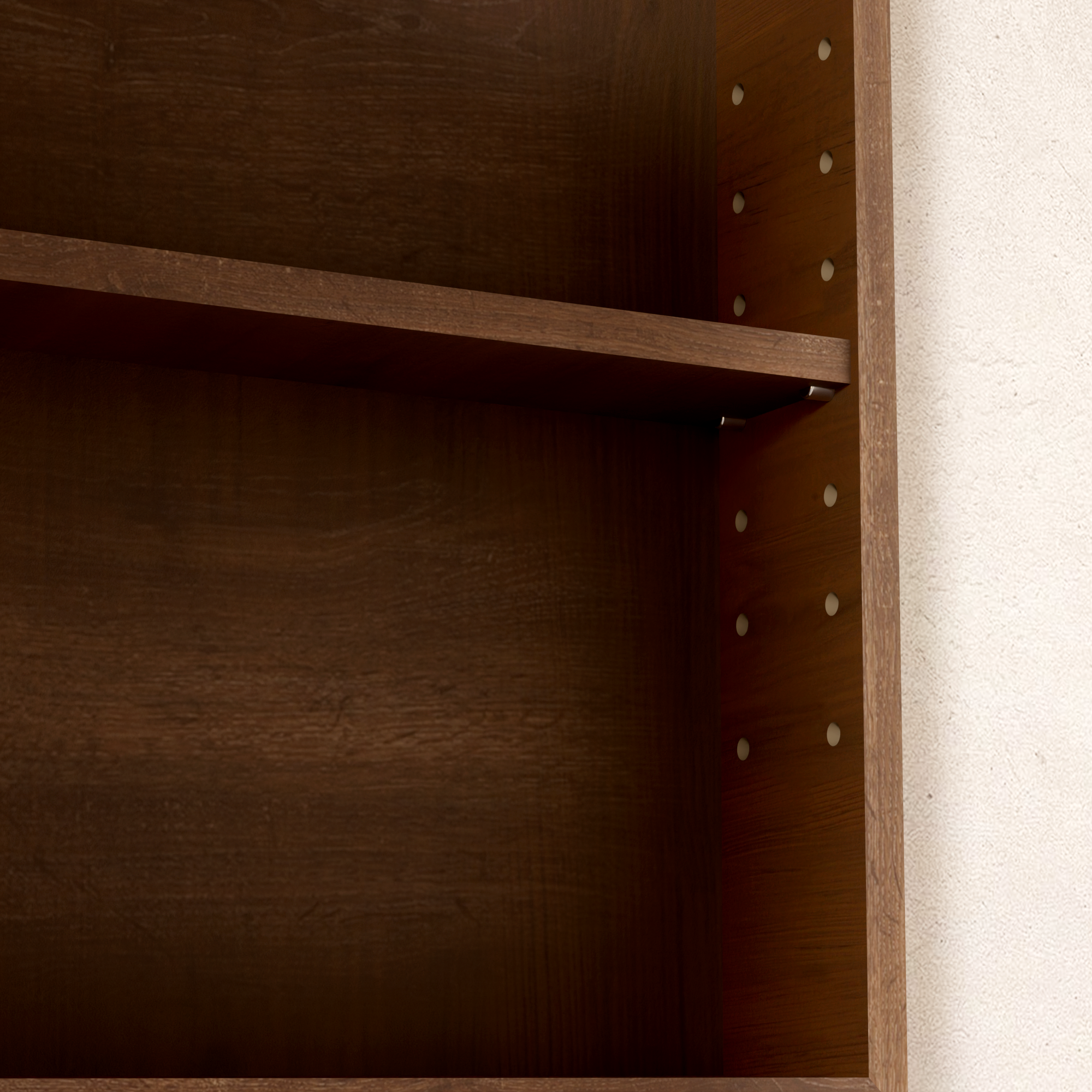 Hardwood Veneer Medicine Cabinet With Shelf