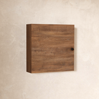 Hardwood Veneer Medicine Cabinet With Shelf