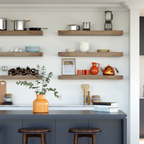 Walnut Floating Shelf | 3 Inch Thick