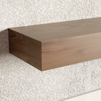 Walnut Floating Shelf | 4 Inch Thick