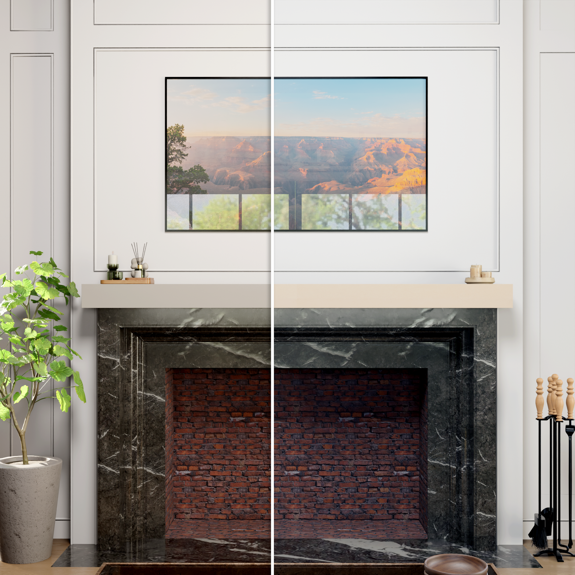 Paint Ready Fireplace Mantel