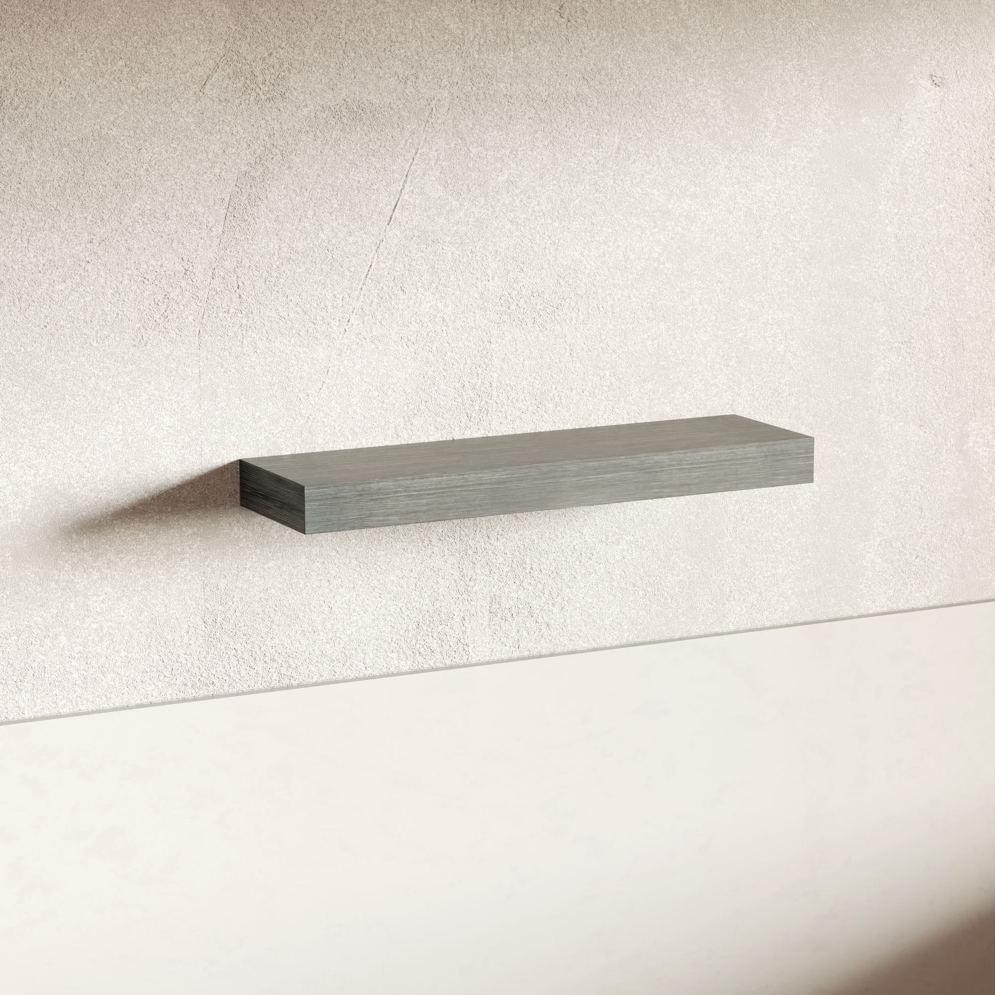 Weathered Slate Floating Shelf