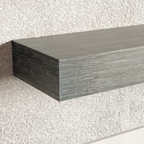 Weathered Slate Floating Shelf | 4 Inch Thick