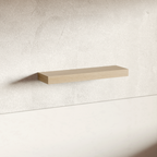 White Rift Oak Floating Shelf | 3 Inch Thick