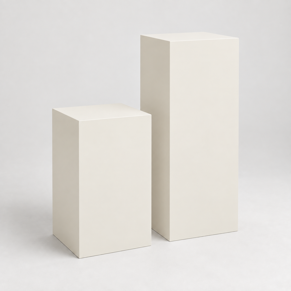 Painted Display Pedestal Pair reference image