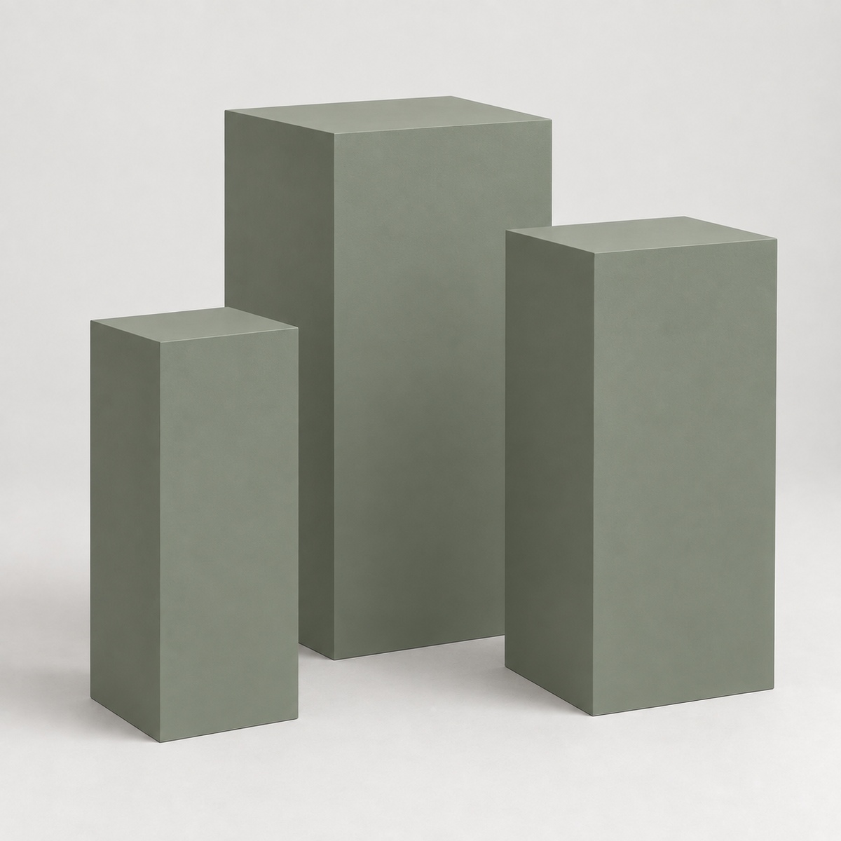 Painted Graduated Pedestal Trio reference image